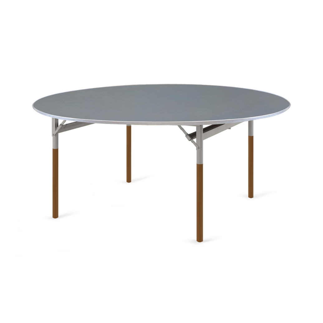 Conference Tables - Nexus Folding Tables - Round Flock Top