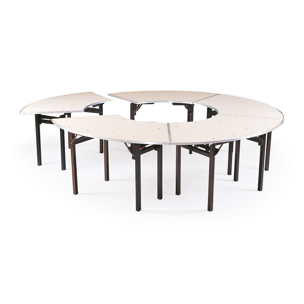 Folding Tables - Flock top - Segment Arrangement - 274 segment OD x 122 ID