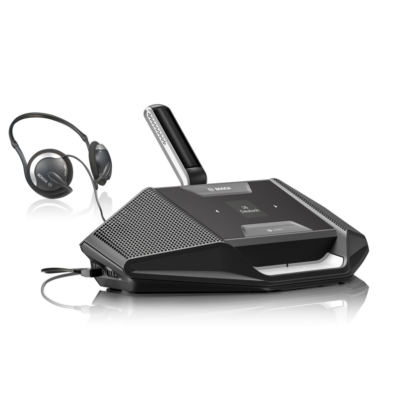 Bosch Dicentis - Дискусионно устройство със селектор на език