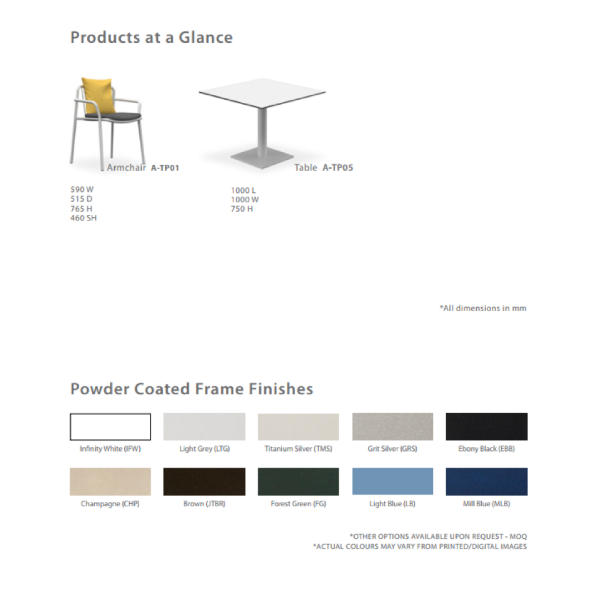 Външни Мебели - Колекция TAMPA