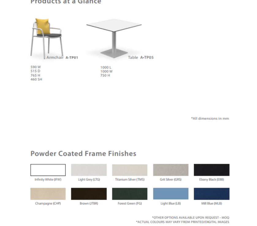 Външни Мебели - Колекция TAMPA