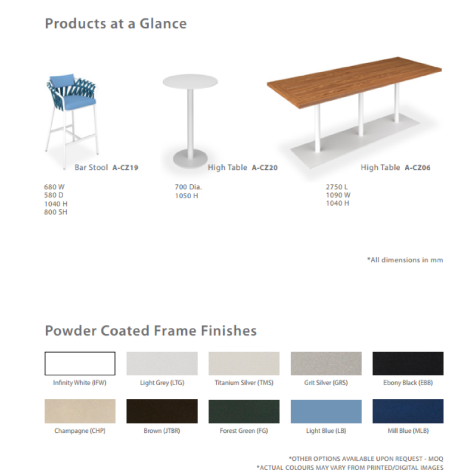 Външни Мебели - Колекция Cozumel