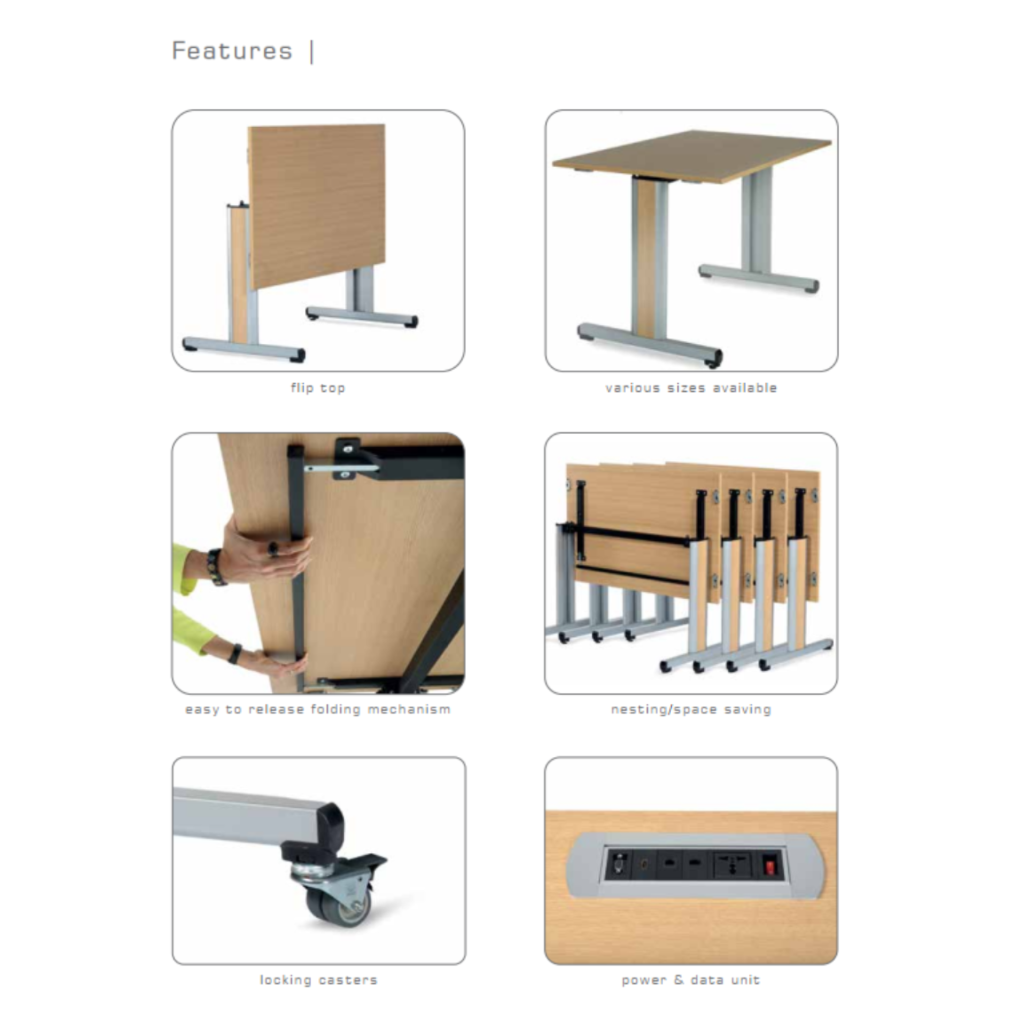 Конферентни Маси - Connect2 - Flip Top