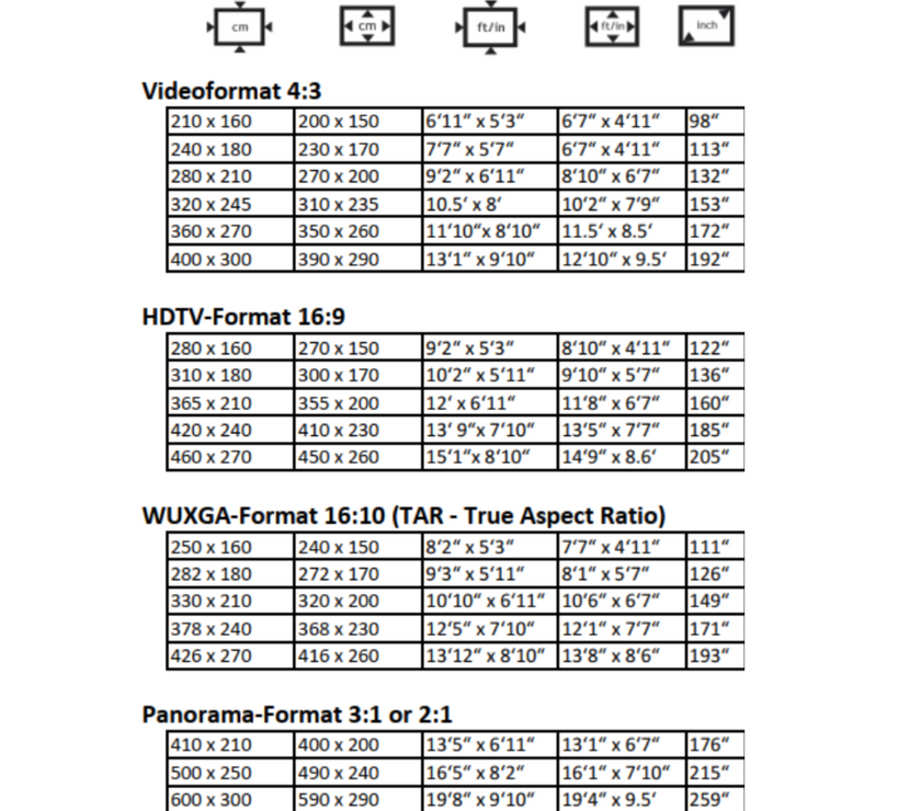 AVSTUMPFL - VARIO 32 - Мобилни екрани за проекция