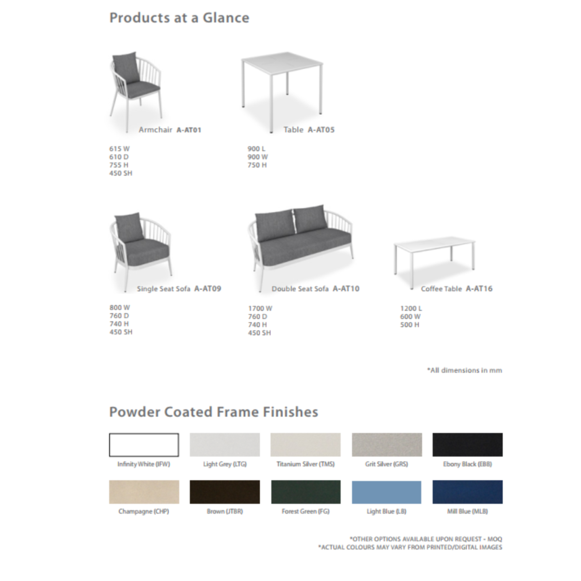 Външни Мебели - Колекция ATHENS 