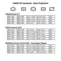 AVSTUMPFL - VARIO 64 - Mobile Projection Screens