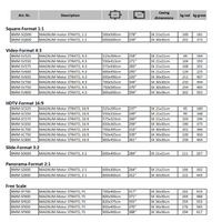 AVSTUMPFL - MAGNUM – Проекционни Екрани за Промишлени Инсталации с Рол-Ъп за XXL Размери
