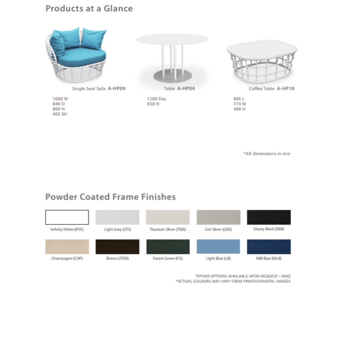 Външни Мебели - Колекция HARPER