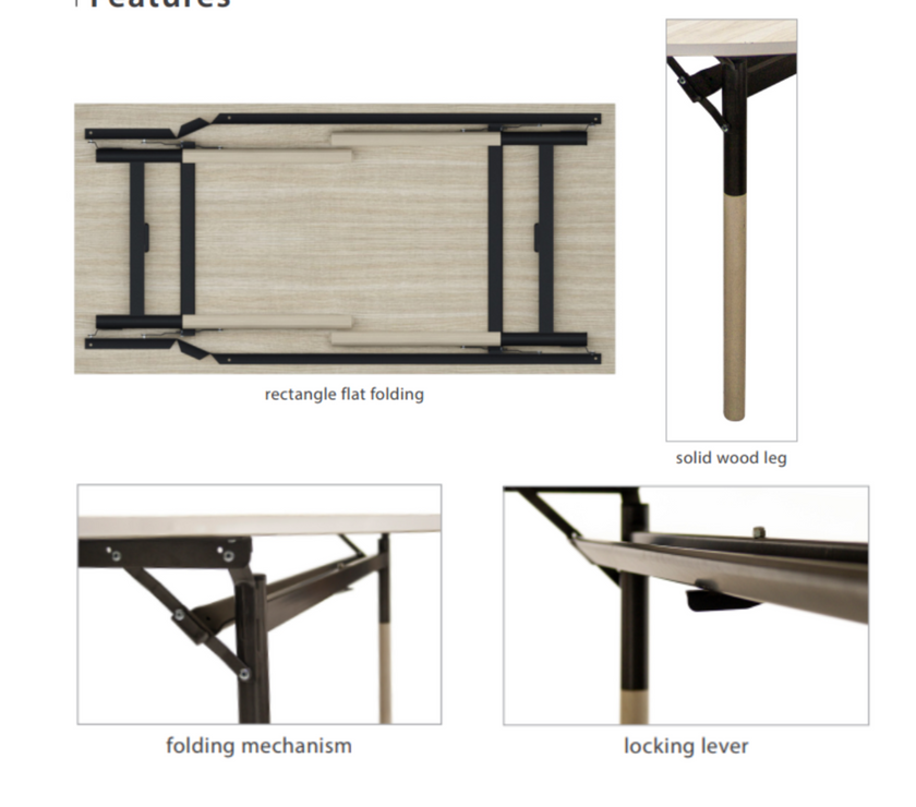 Конферентни Маси - Nexus - Сгъваеми Ректангуларни Маси