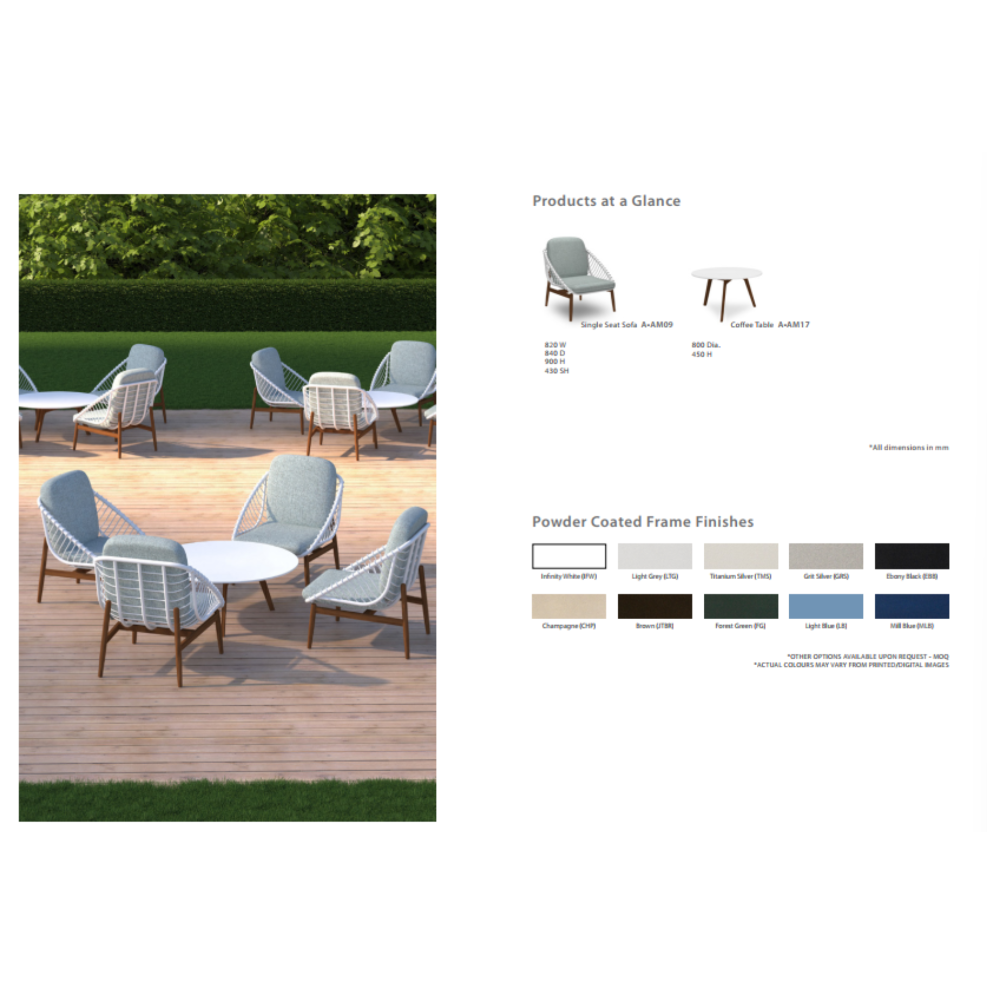 Външни Мебели - Колекция AMALFI 