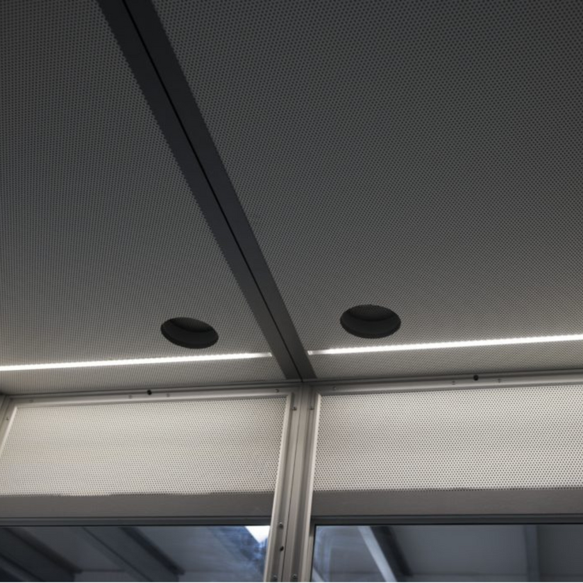 Silent 9600 Interpreter booth, ISO 4043 including ventilation and LED lighting