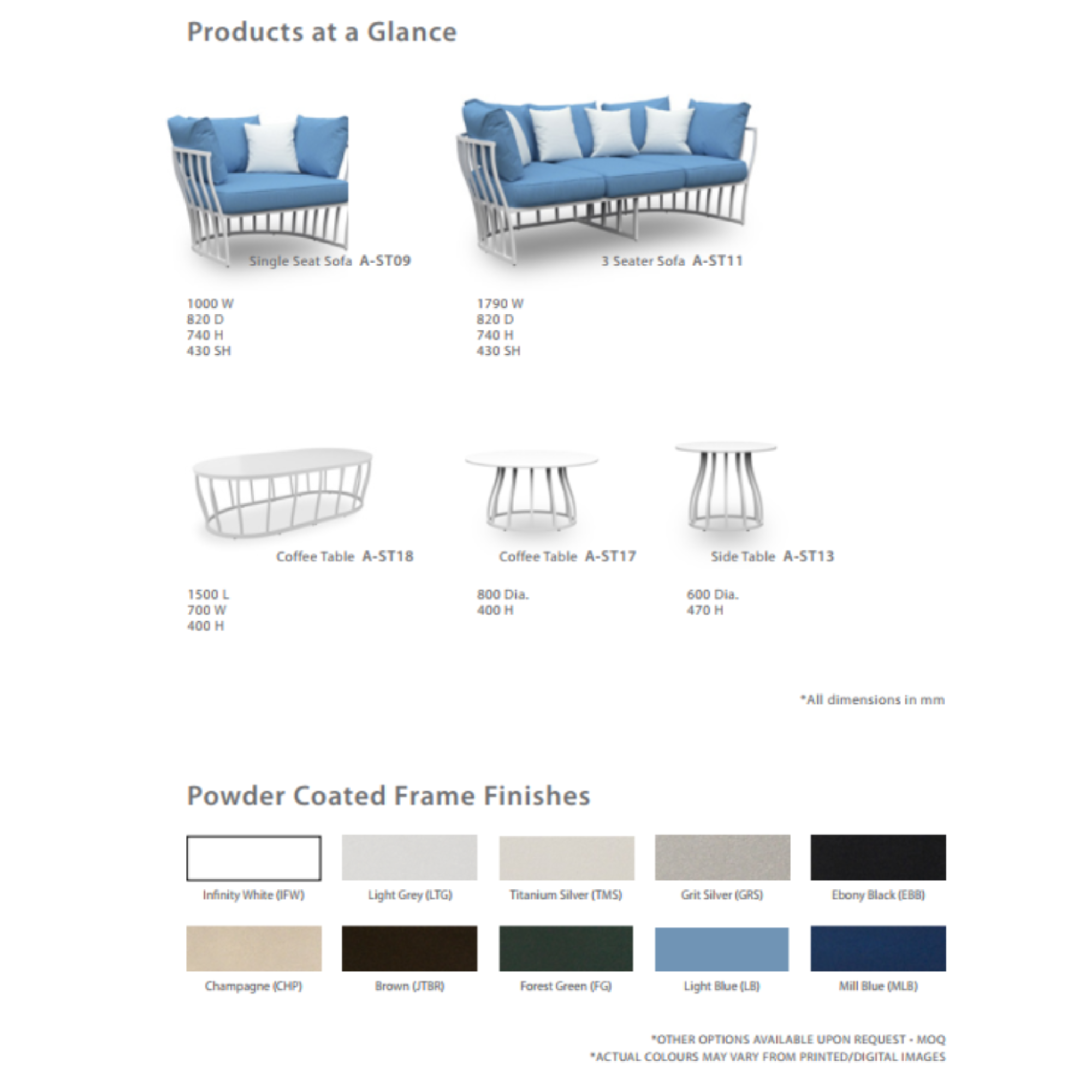 Външни Мебели - Колекция SORRENTO