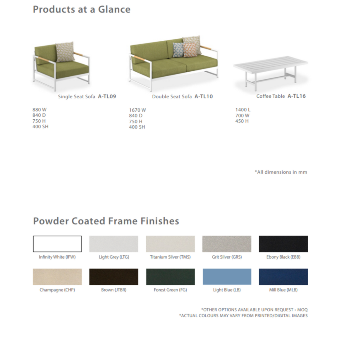 Външни Мебели - Колекция TULUM