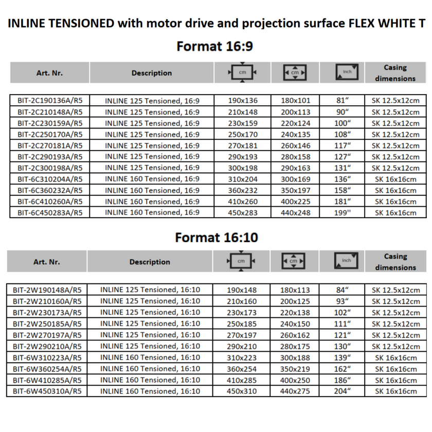 AVSTUMPFL - INLINE TENSIONED – FLEX WHITE T