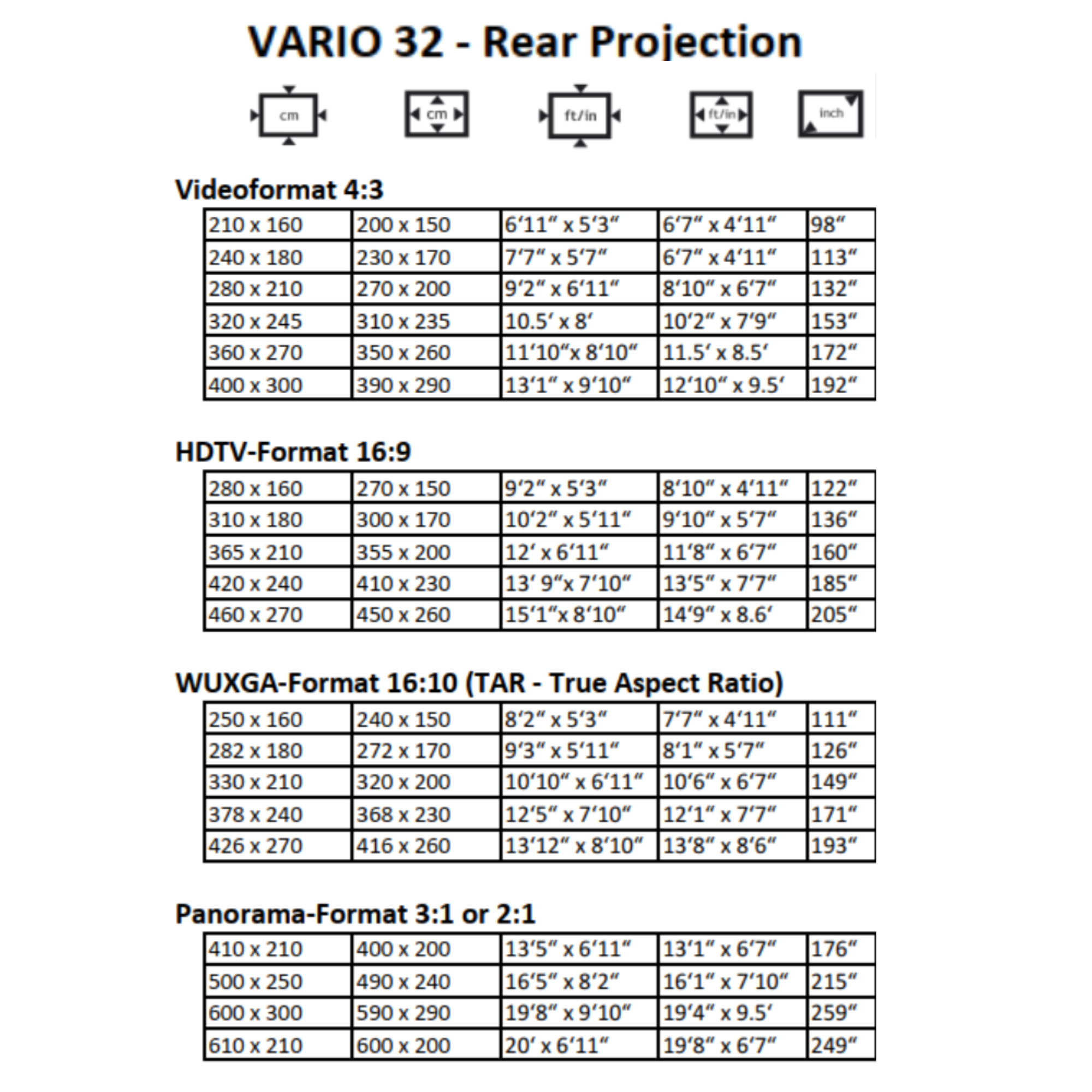 AVSTUMPFL - VARIO 32 - Мобилни екрани за проекция