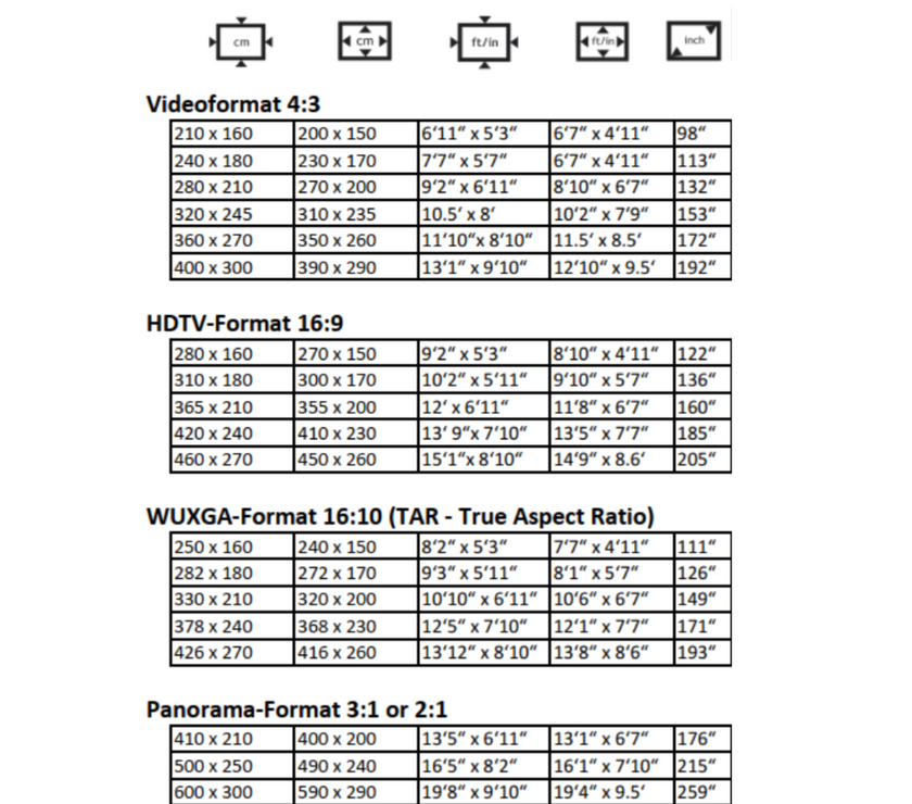 AVSTUMPFL - VARIO 32 - Мобилни екрани за проекция