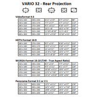 AVSTUMPFL - VARIO 32 - Мобилни екрани за проекция