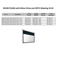AVSTUMPFL - INLINE-PLANA – Моторизиран Рол-Ъп Проекционен Екран