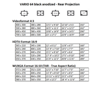 AVSTUMPFL - VARIO 64 - Mobile Projection Screens