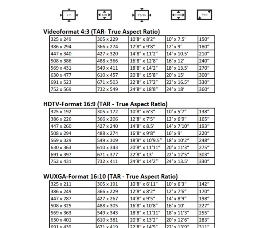 AVSTUMPFL - MONOBLOX 64 - Мобилни екрани за проекция
