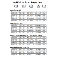 AVSTUMPFL - VARIO 32 - Мобилни екрани за проекция