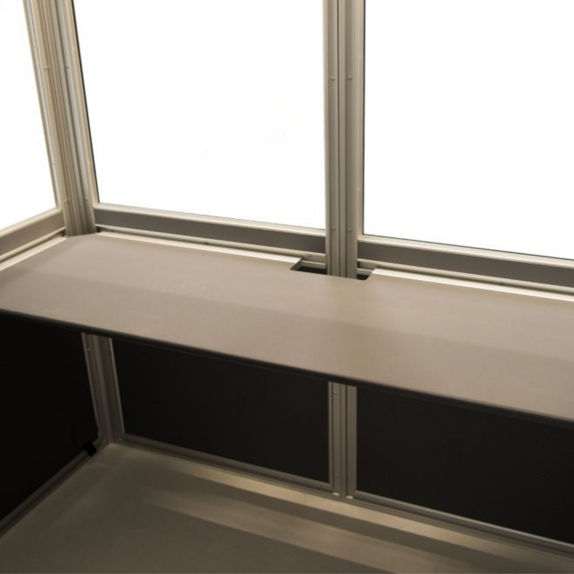 Silent 9600 Interpreter booth, ISO 4043 including ventilation and LED lighting