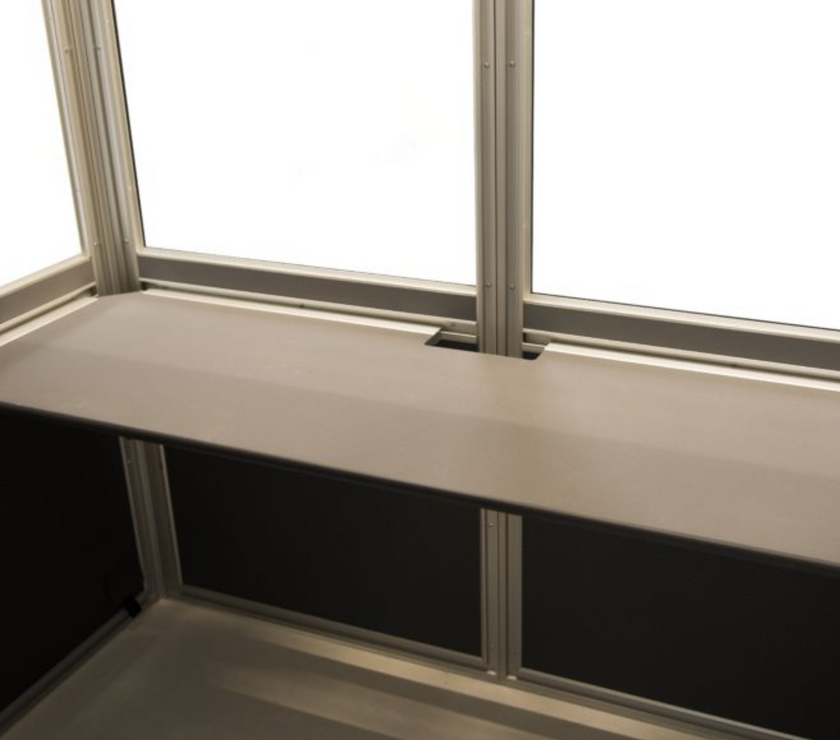 Silent 9600 Interpreter booth, ISO 4043 including ventilation and LED lighting