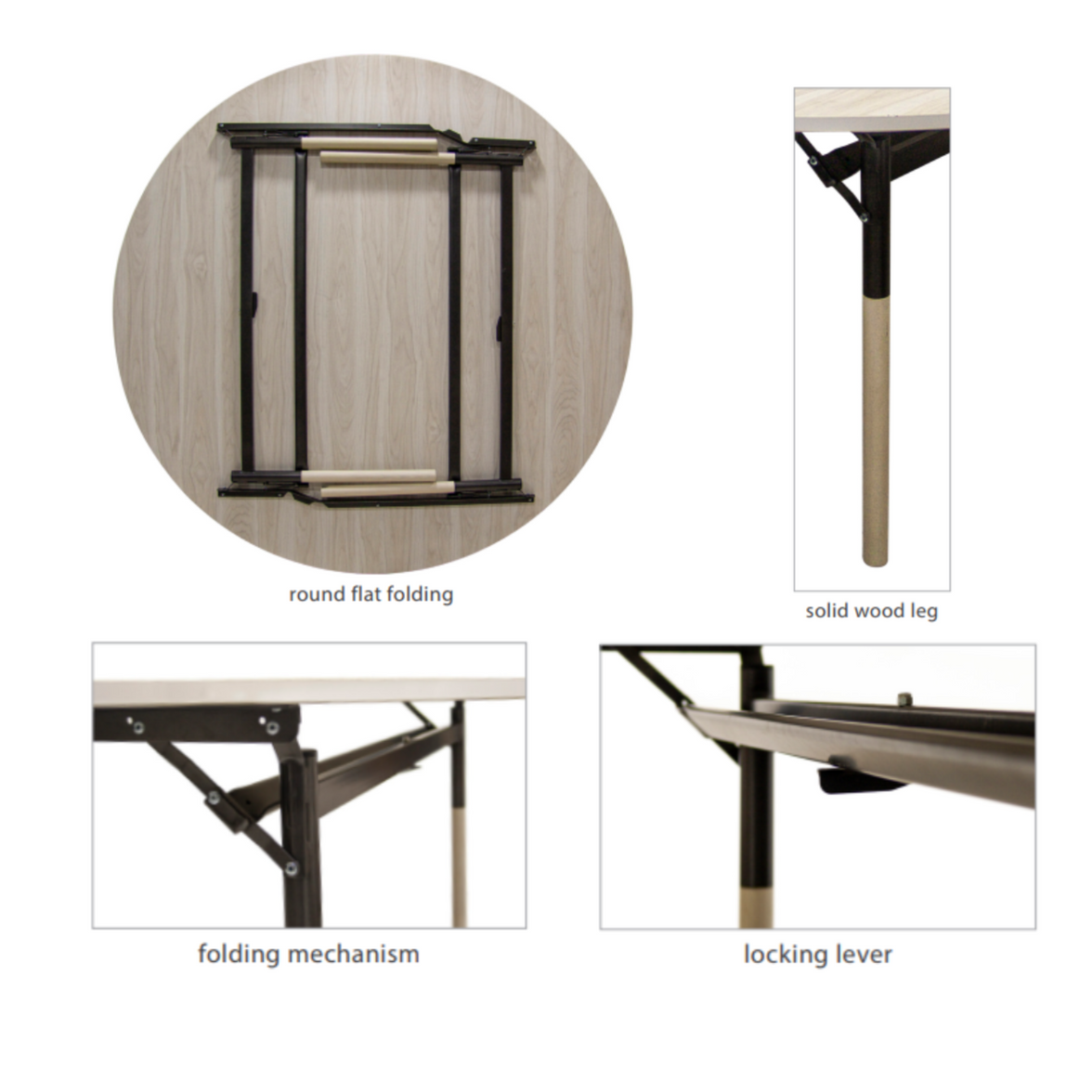 Конферентни Маси - Nexus - Сгъваеми Кръгли FLOCK TOP Маси