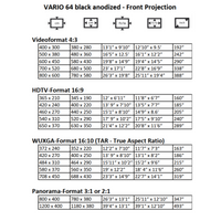 AVSTUMPFL - VARIO 64 - Mobile Projection Screens