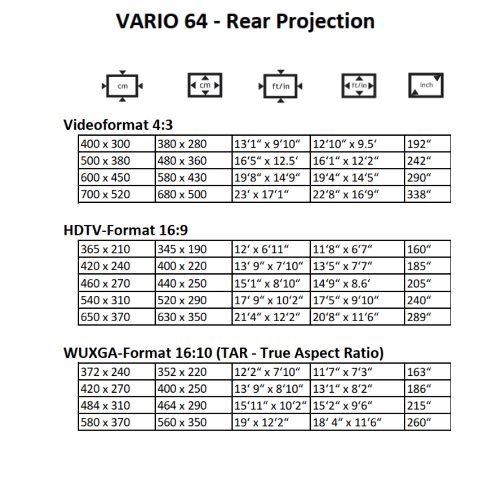 AVSTUMPFL - VARIO 64 - Mobile Projection Screens
