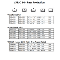 AVSTUMPFL - VARIO 64 - Mobile Projection Screens