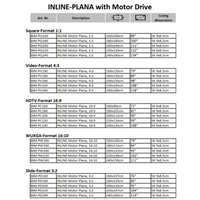 AVSTUMPFL - INLINE-PLANA – Моторизиран Рол-Ъп Проекционен Екран