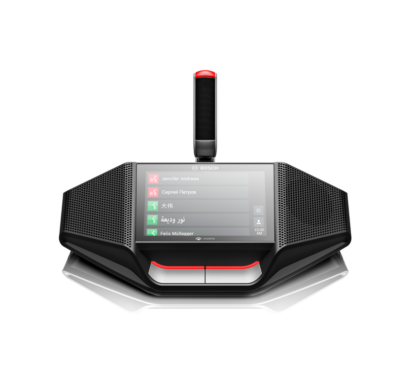 Bosch Dicentis - Безжично дискусионно устройство със сензорен екран
