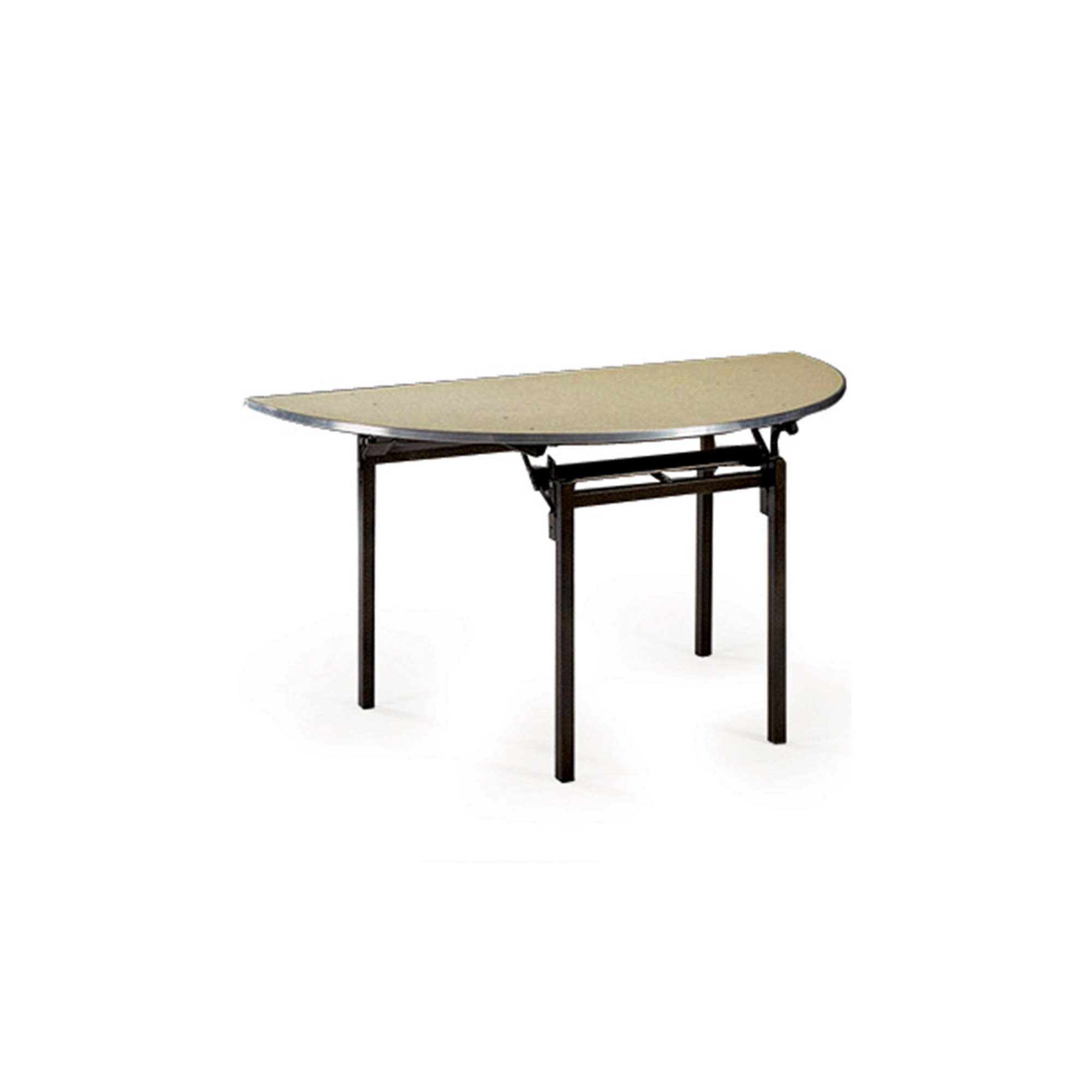 Folding Tables - Flock top - Half Round