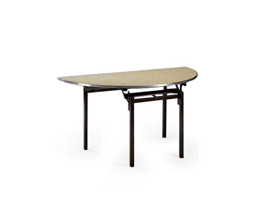 Folding Tables - Flock top - Half Round