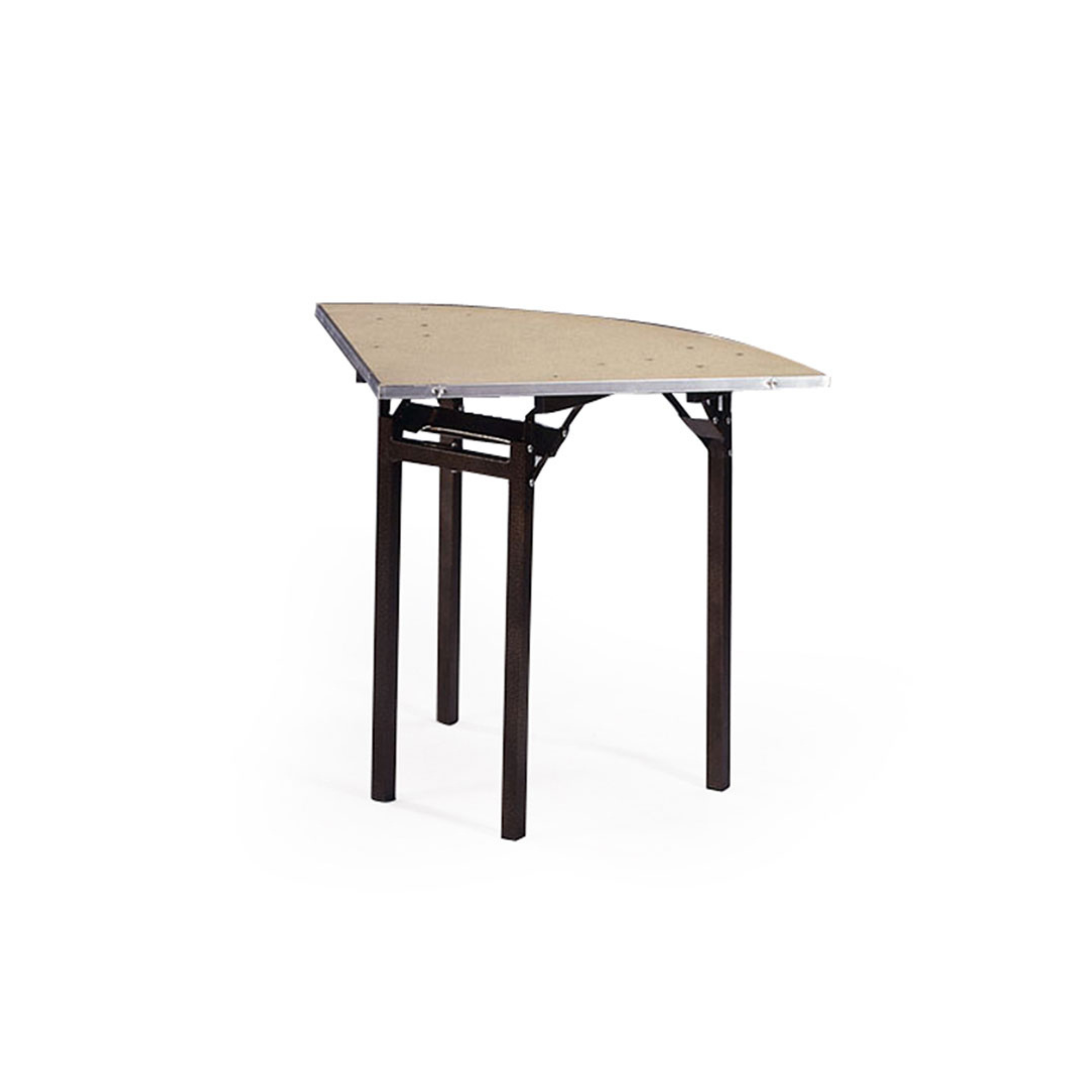 Folding Tables - Flock top - Quarter Round