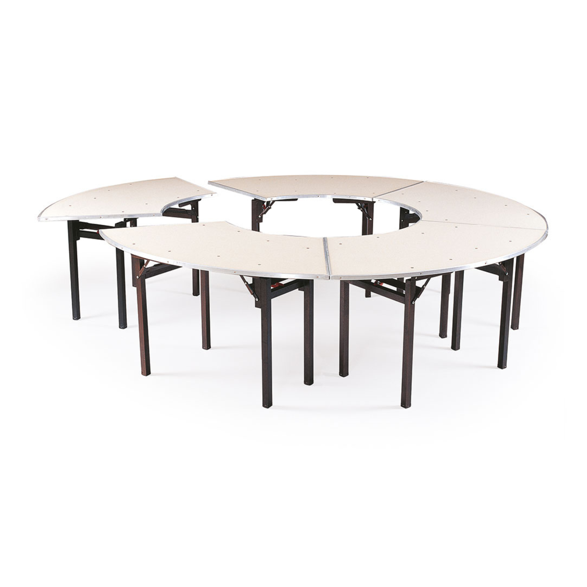 Folding Tables - Flock top - Segment Arrangement - 274 segment OD x 122 ID