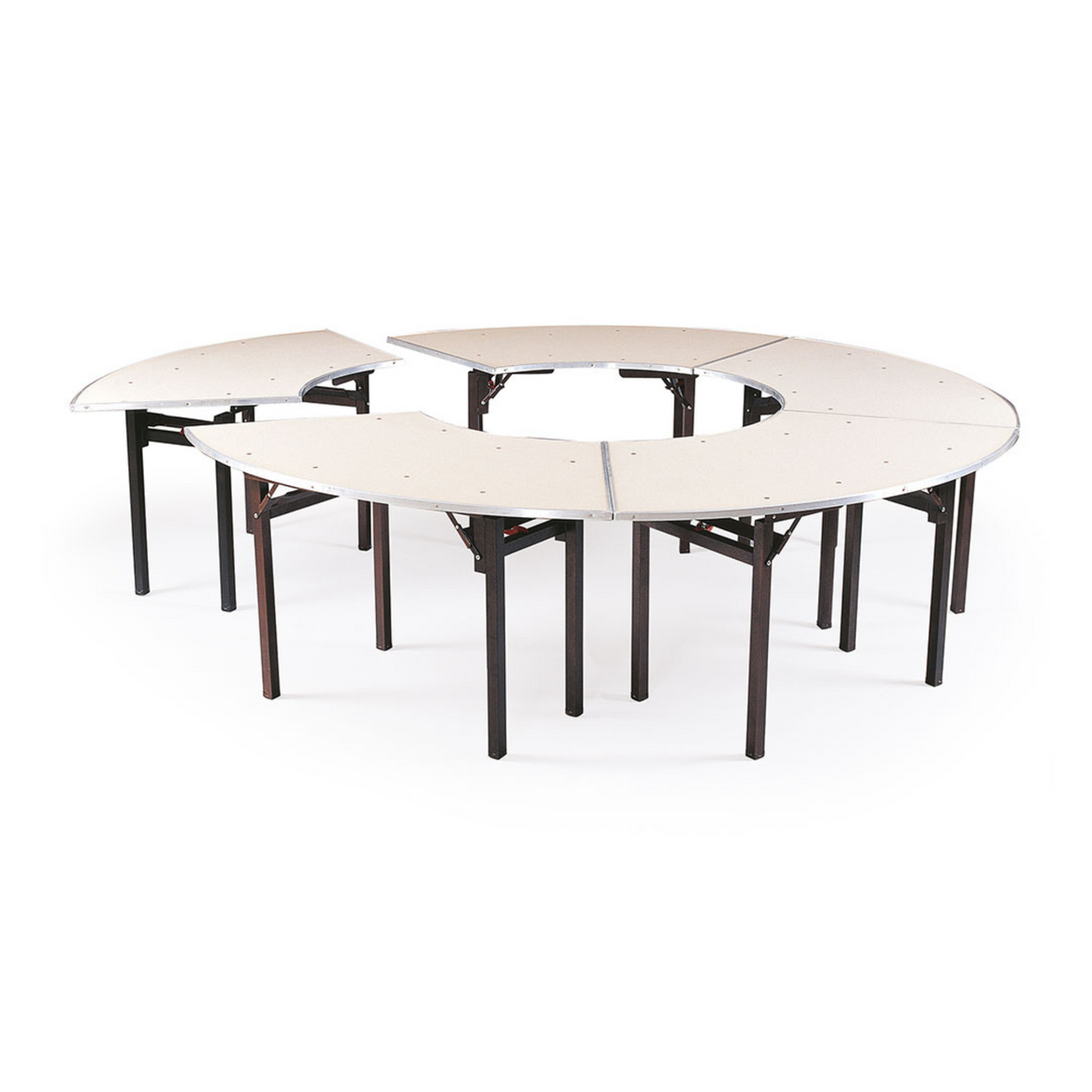 Folding Tables - Flock top - Segment Arrangement - 274 segment OD x 122 ID