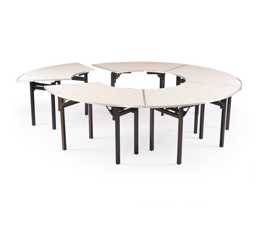 Folding Tables - Flock top - Segment Arrangement - 274 segment OD x 122 ID