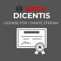 Bosch Dicentis - DCNM-L DANTE License for 1 Dante stream